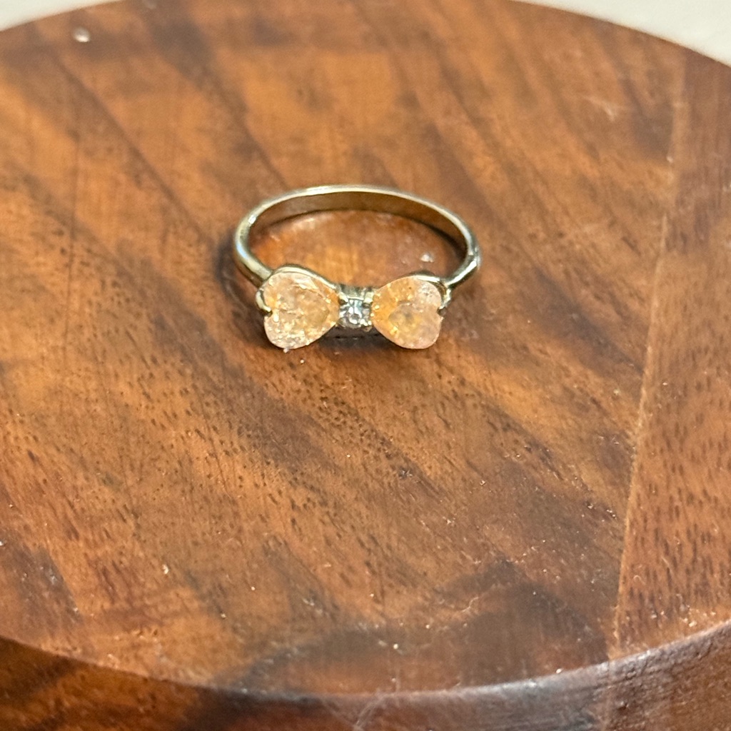 Gold Womens Ring With Gems